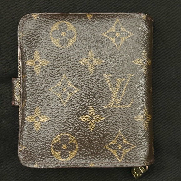Louis Vuitton Monogram Compact Zippy Wallet MI0062 2002 France Vintage Authentic - Picture 5 of 10